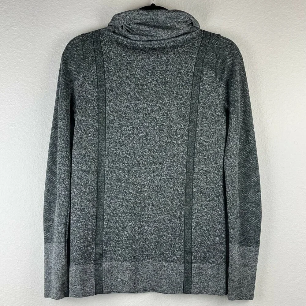 Under Armour Sweatshirt Women's Size S Threadborne HeatGear Hoodie Athletic Gray - Picture 3 of 8
